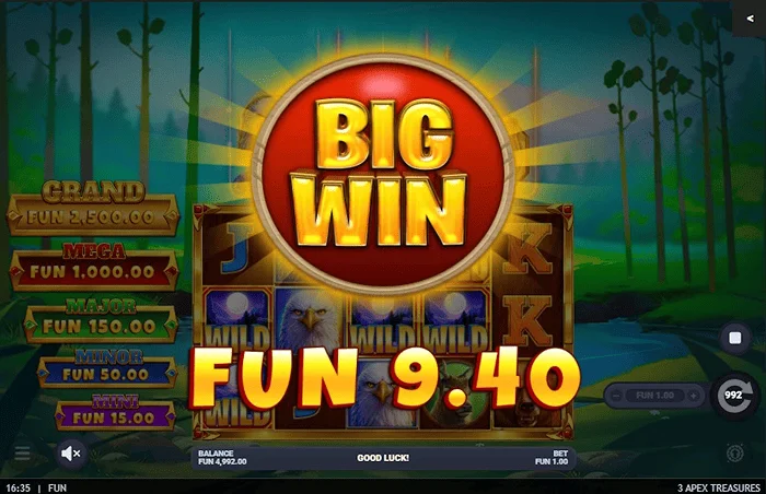 3 Apex Treasures - Hold & Win-এ একটি বড় জয়