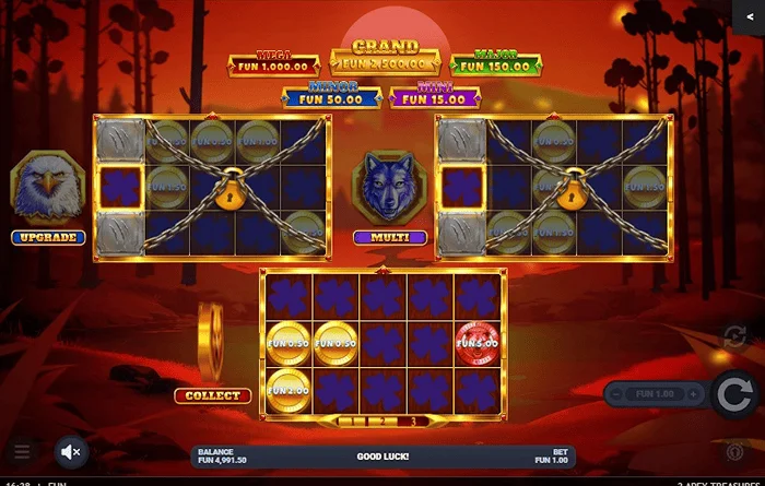 3 Apex Treasures - ওয়াইল্ড বোর্ড দিয়ে Hold & Win শুরু হচ্ছে